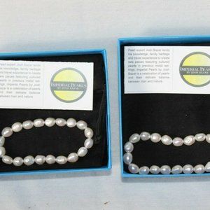 Lot of 2 Josh Bazar NEW Imperial Fresh Pearls
